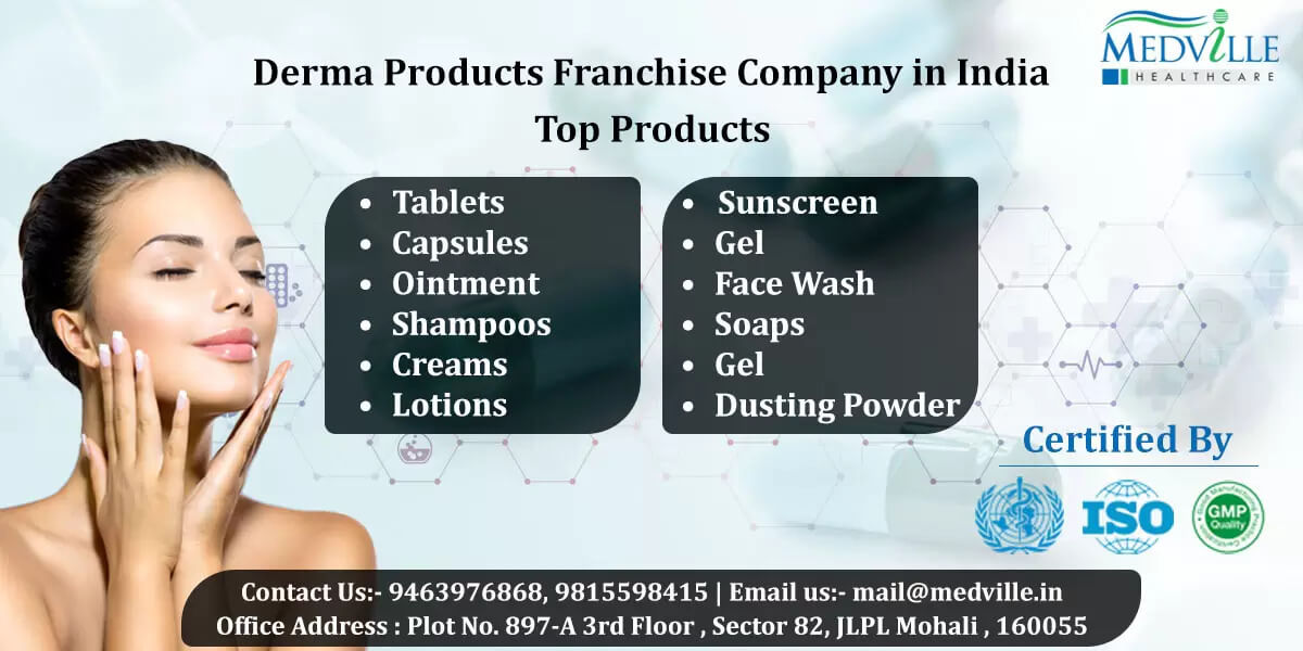 Derma Products Franchise Company in India | Medville Healthcare